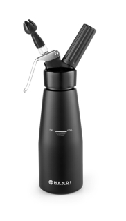 Šlehačková láhev, HENDI, Kitchen Line, 0,5L, Černá, ø80x(H)260mm